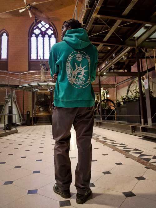 Худі КентПакет Lady Liberty Washed Green 2