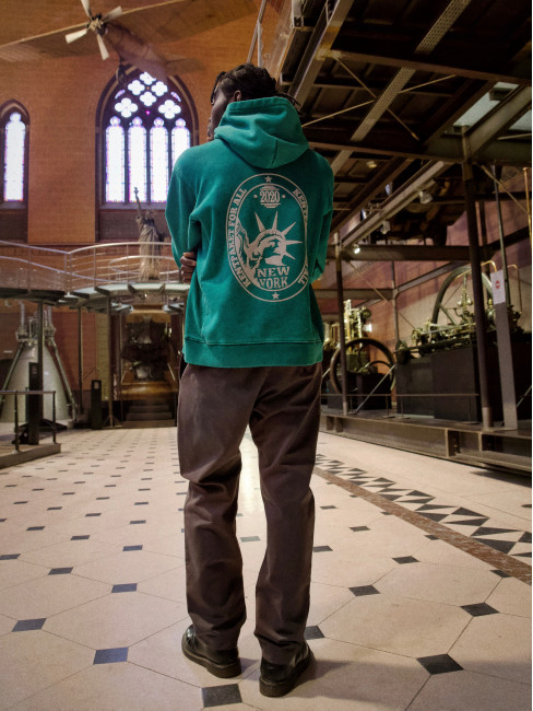 Худі КентПакет Lady Liberty Washed Green