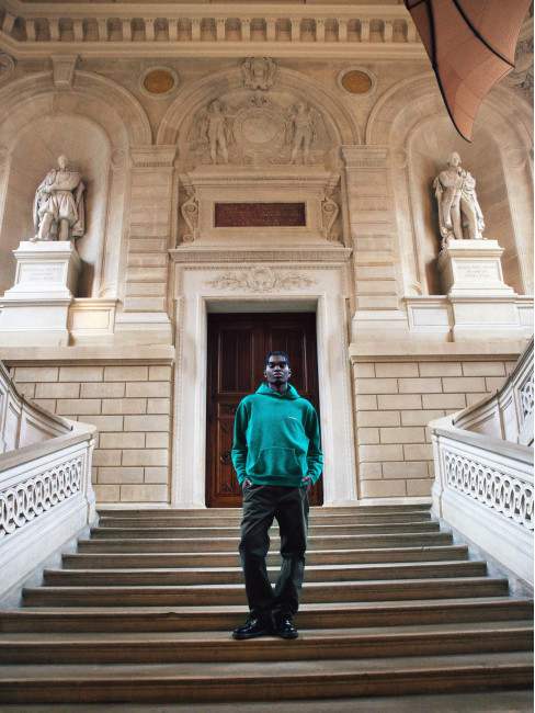 Hoodie KentPaket Lady Liberty Washed Green