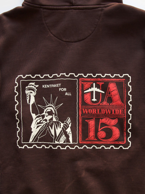 Худі КентПакет Lady Liberty Washed Brown