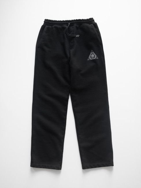 Triangle Sweatpants Black
