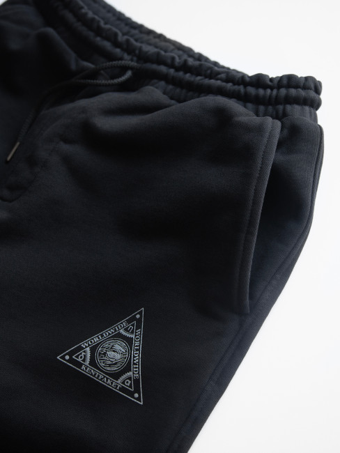 Triangle Sweatpants Black