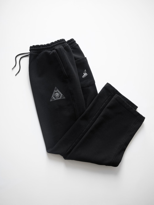 Triangle Sweatpants Black