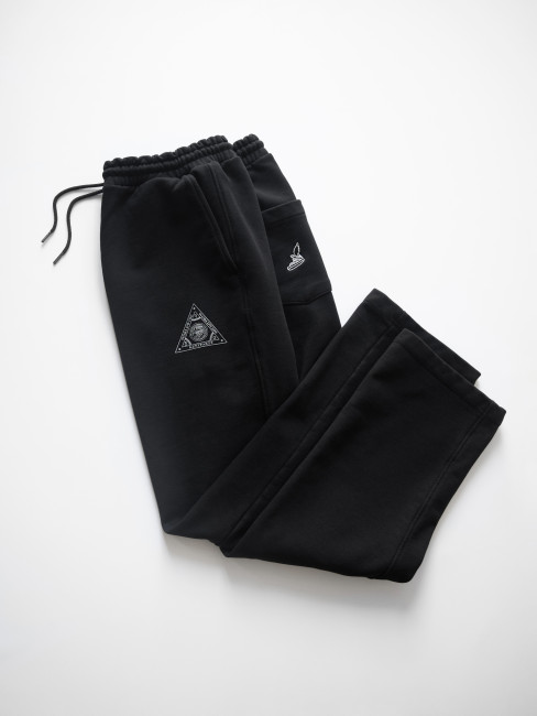 Triangle Sweatpants Black