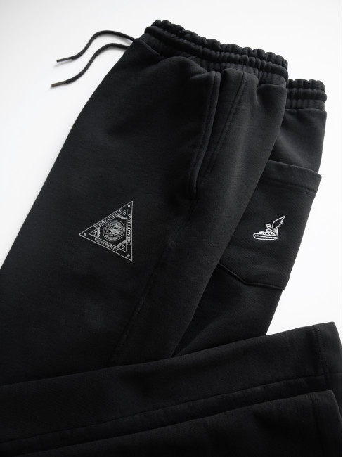 Triangle Sweatpants Black