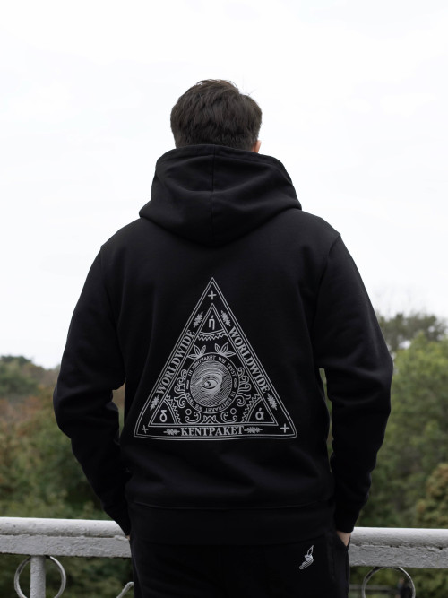КентПакет Triangle of Trust Zip hoodie Black 2